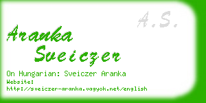 aranka sveiczer business card